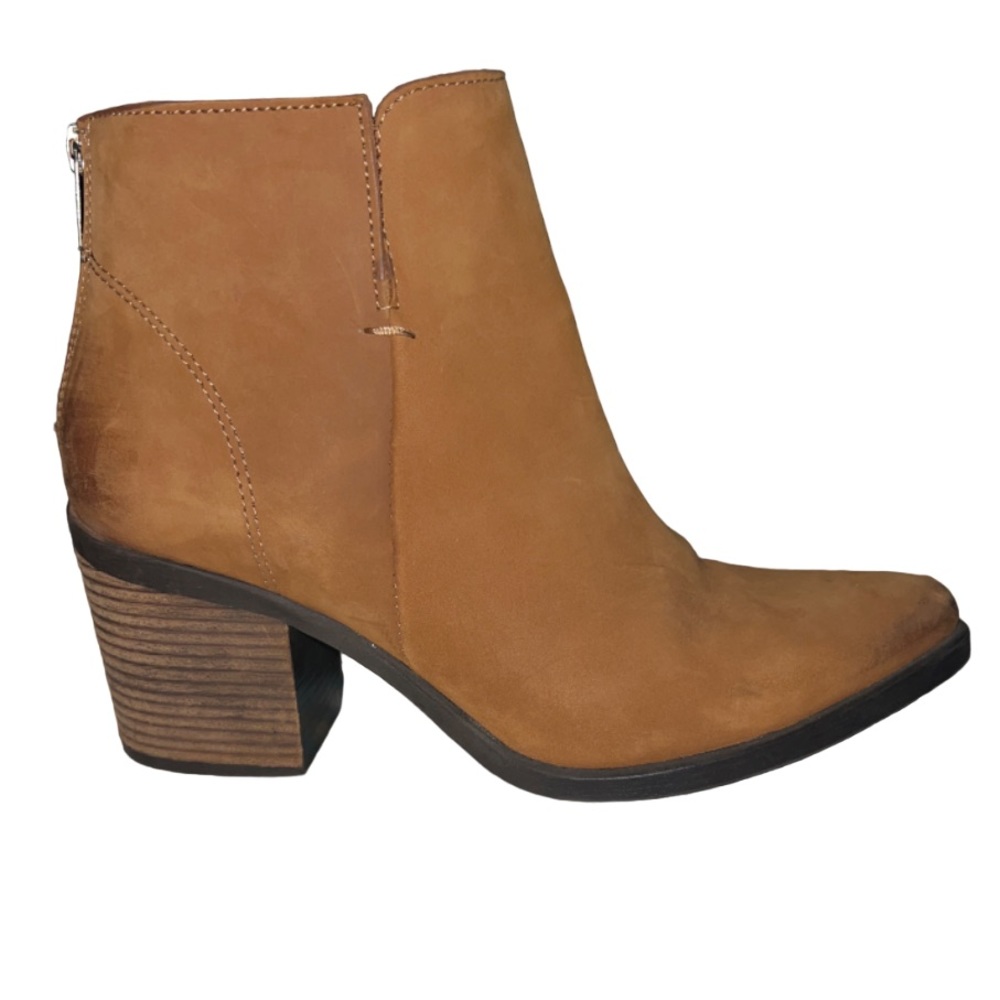 Steve Madden leather‎ tan pawel western oiled booties